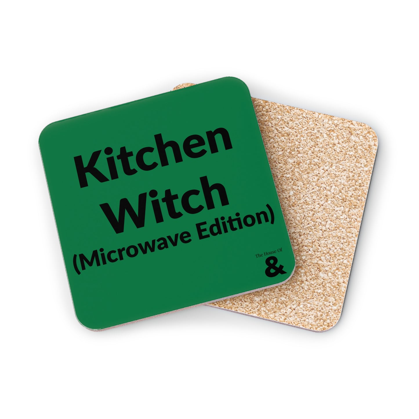 Coaster - Kitchen Witch - Microwave Edition (Dark Green)
