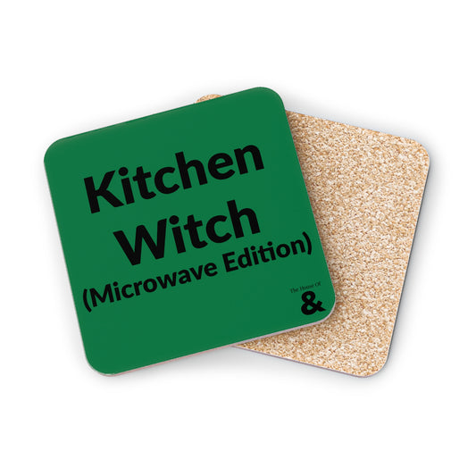 Coaster - Kitchen Witch - Microwave Edition (Dark Green)
