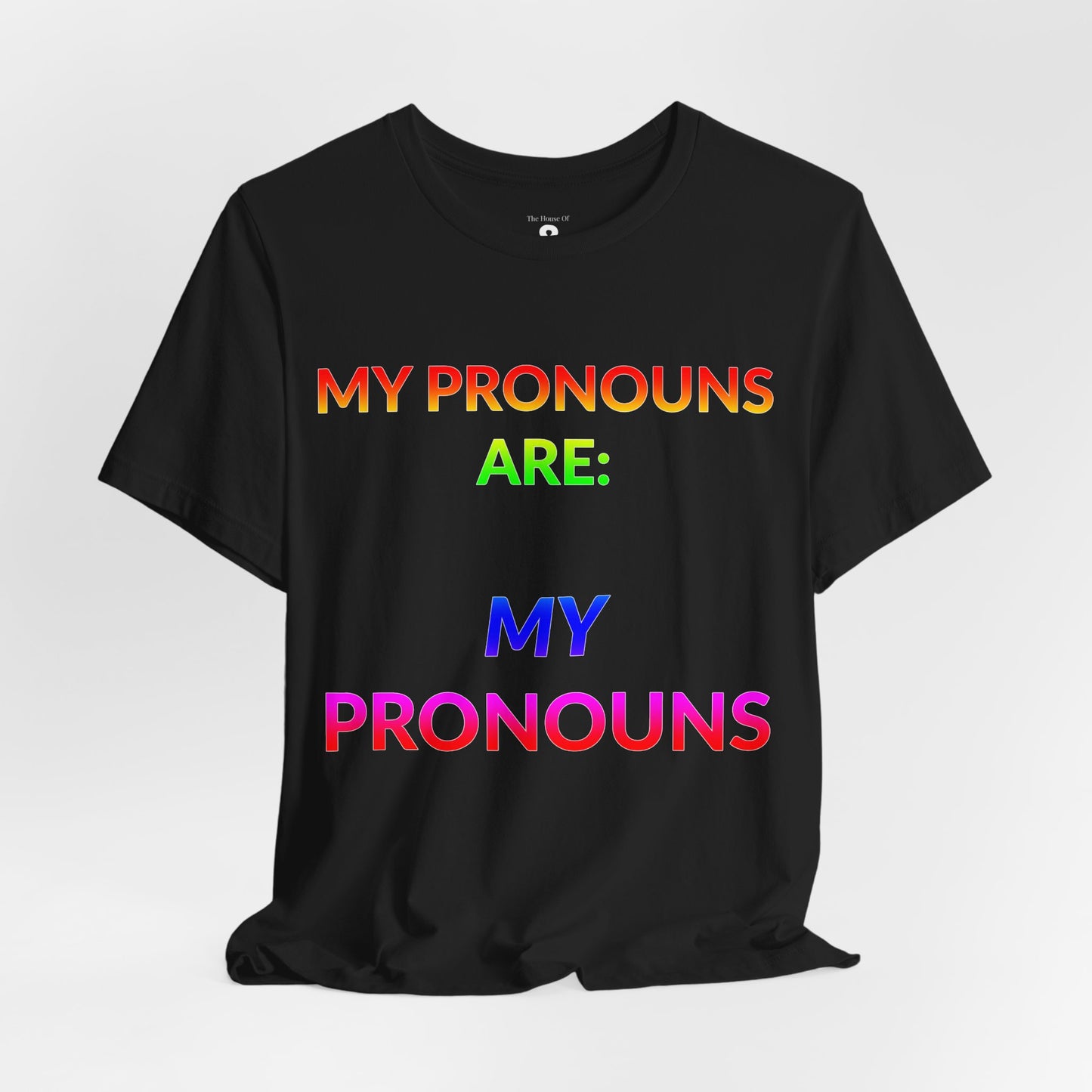 Unisex Jersey Short Sleeve Tee - My Pronouns Are MY Pronouns in Midnight (M)