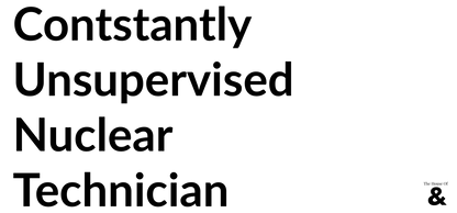 Black Mug - Constantly Unsupervised Nuclear Technician