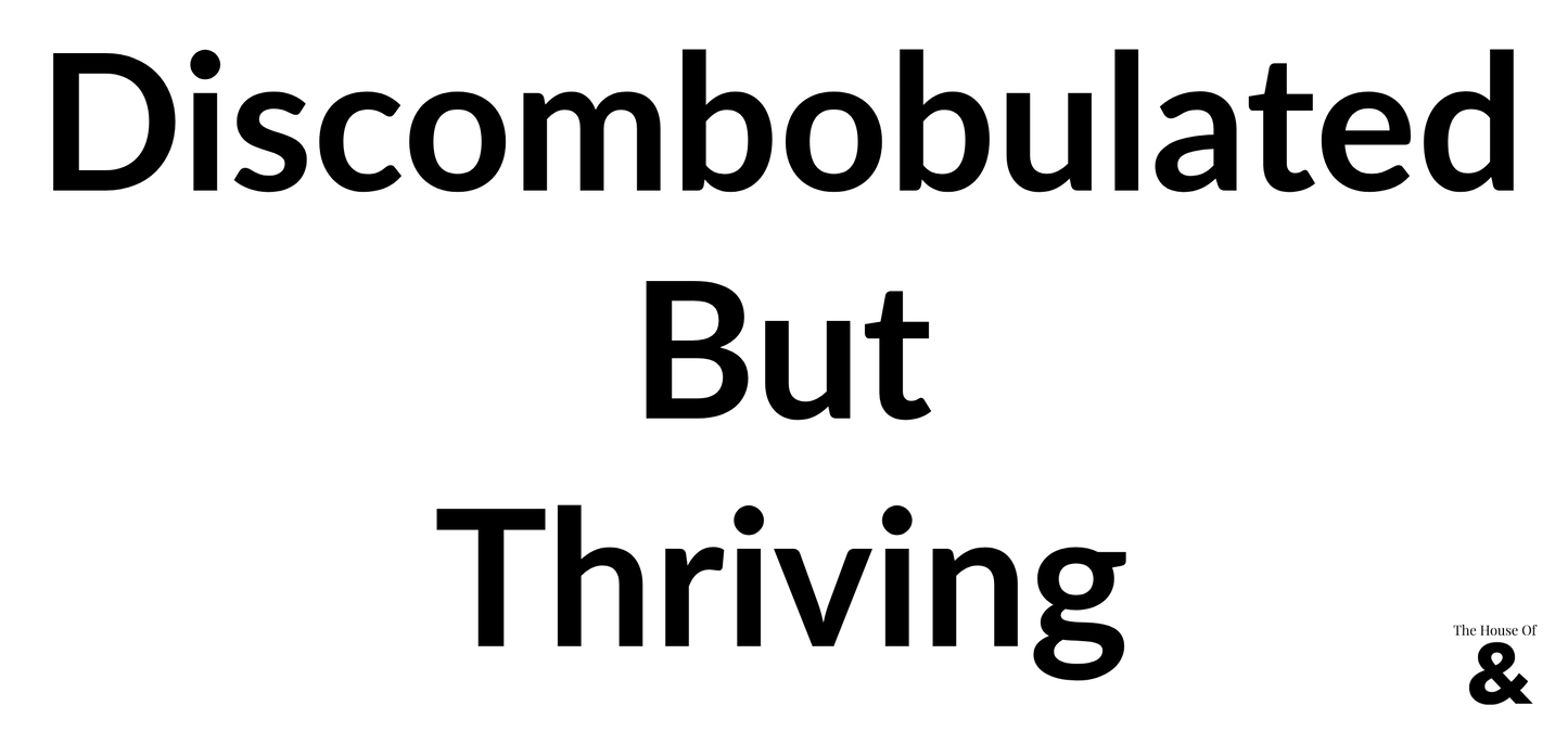 Black Mug - Discombobulated But Thriving