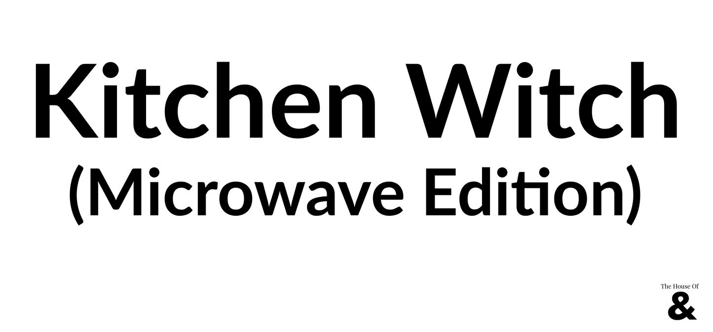 Black Mug - Kitchen Witch (Microwave Edition)