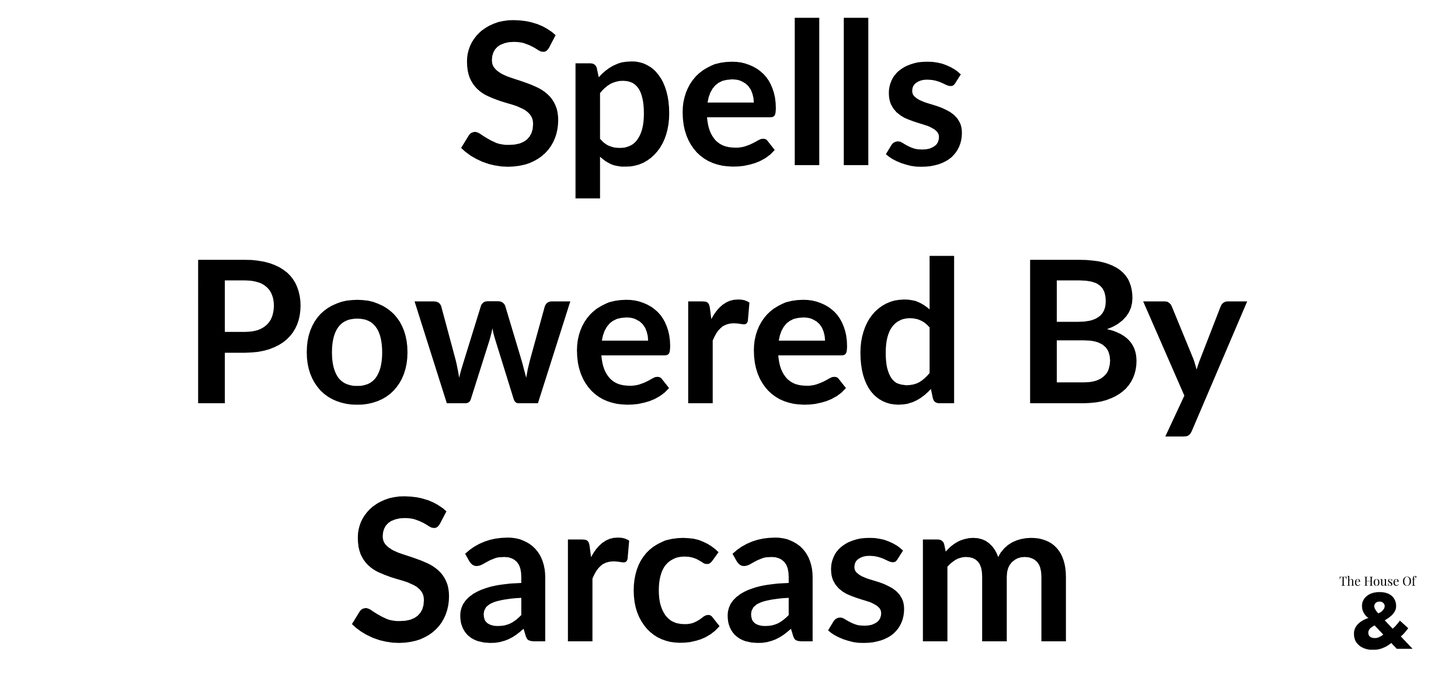 Black Mug - Spells Powered By Sarcasm