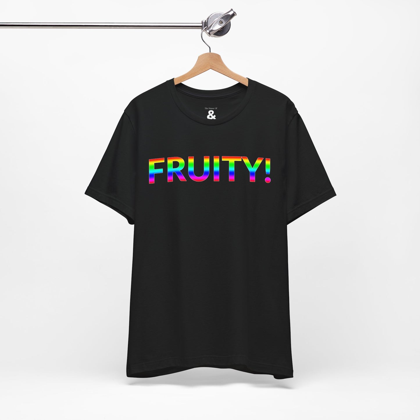 Unisex Jersey Short Sleeve Tee - Fruity! in Midnight (M)