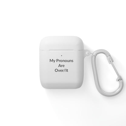 AirPods Case Cover - Over/It - Black Text