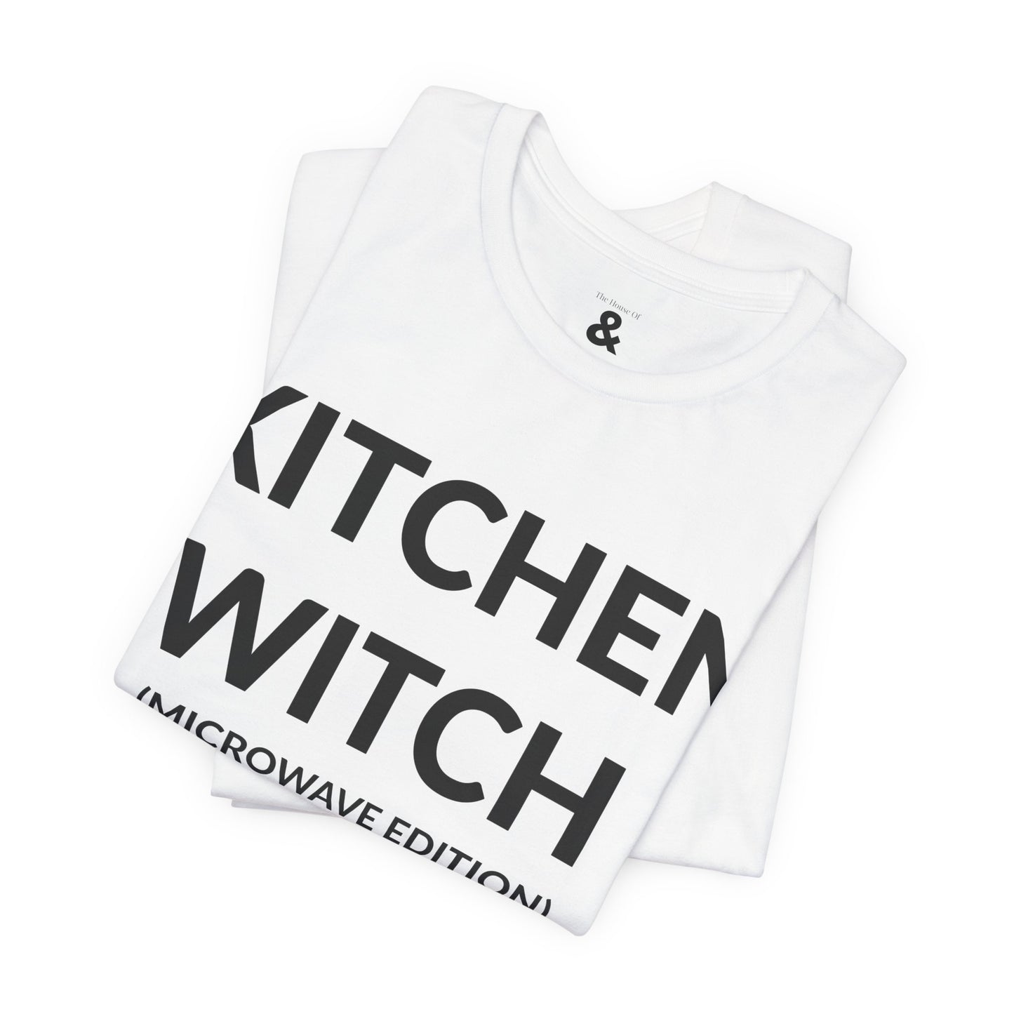 Unisex Jersey Short Sleeve Tee - Kitchen Witch (Microwave Edition) in Cloud (L)