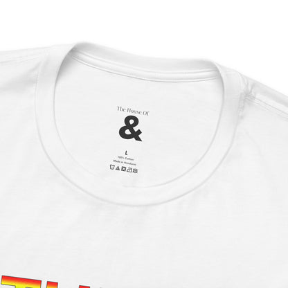 Unisex Jersey Short Sleeve Tee - Bi The Way in Cloud (L)