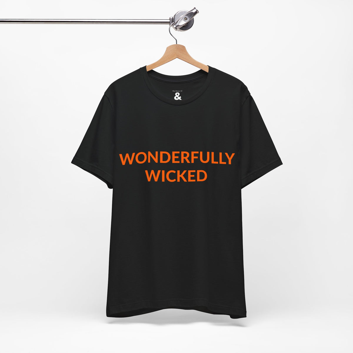 Unisex Jersey Short Sleeve Tee - Wonderfully Wicked - Burnt Orange in Midnight (L)