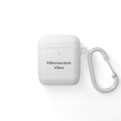 AirPods Case Cover - Hibernaculum Vibes - Black Text