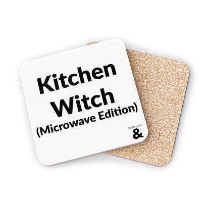 Coaster - Kitchen Witch - Microwave Edition (White)
