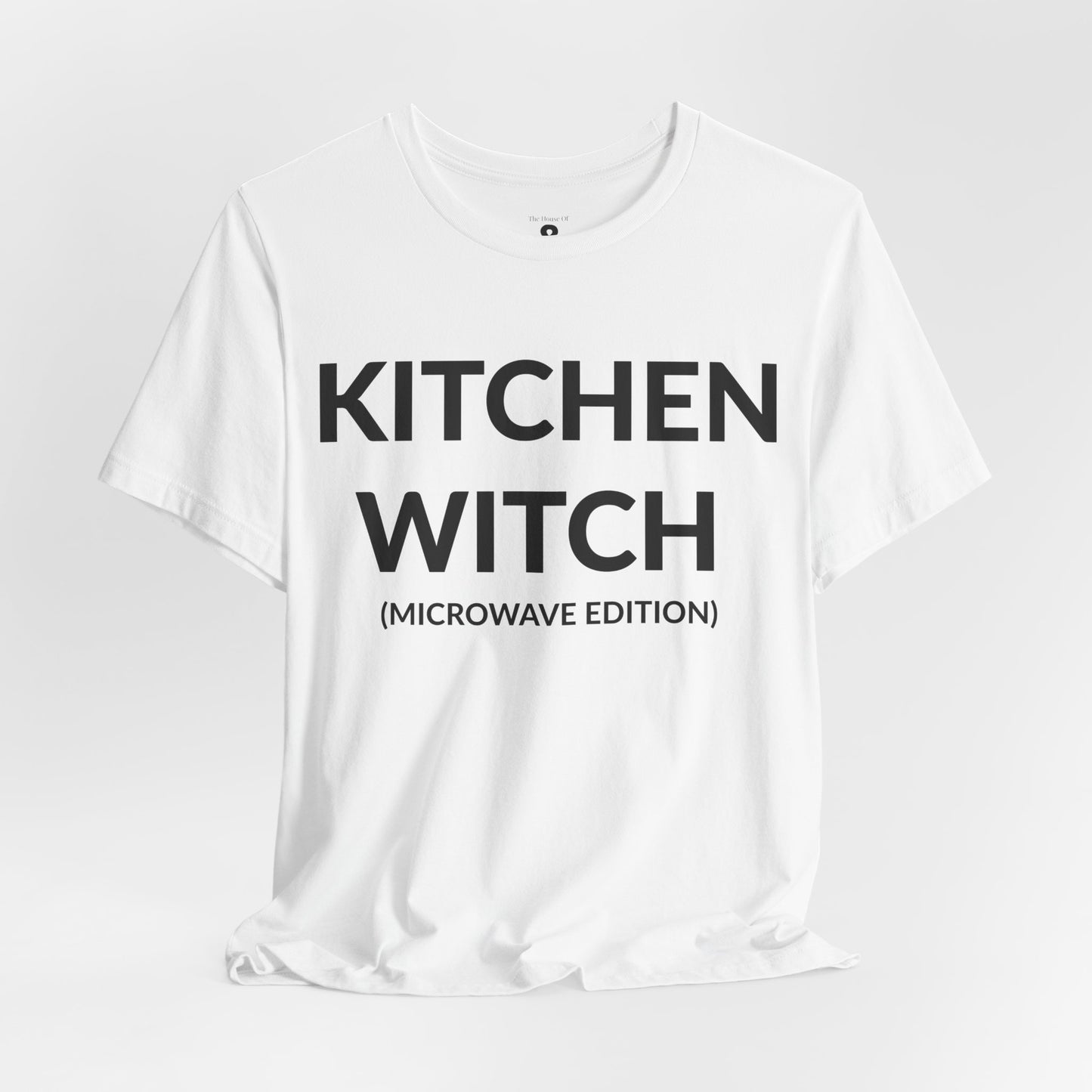 Unisex Jersey Short Sleeve Tee - Kitchen Witch (Microwave Edition) in Cloud (L)