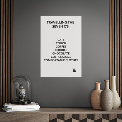 Unframed Poster - Travelling The Seven C's in Cloud