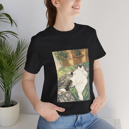 Unisex Jersey Short Sleeve Tee - Poser in Midnight (M)