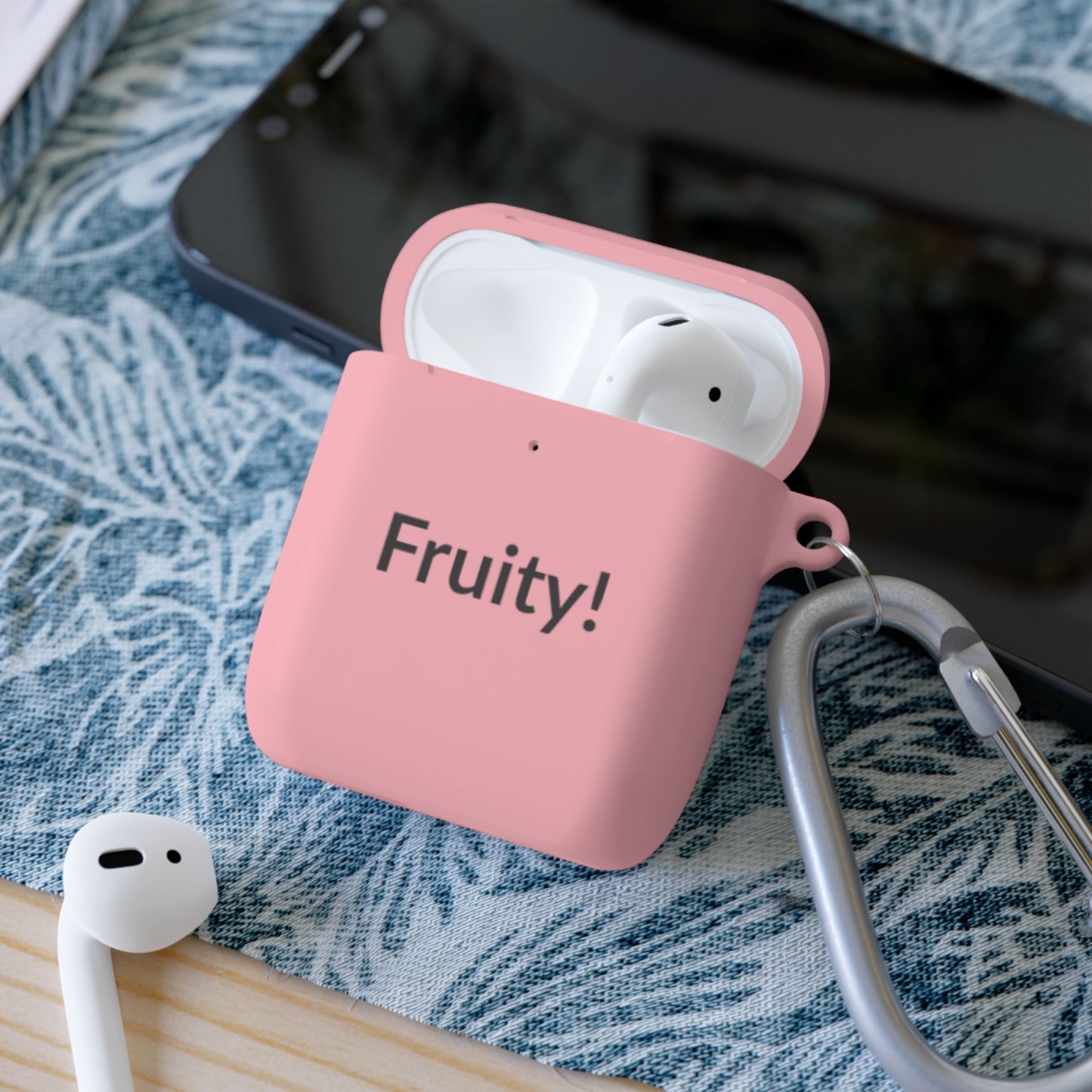 AirPods Case Cover - Fruity! - Black Text