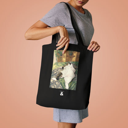 Midnight Cotton Tote Bag - Poser