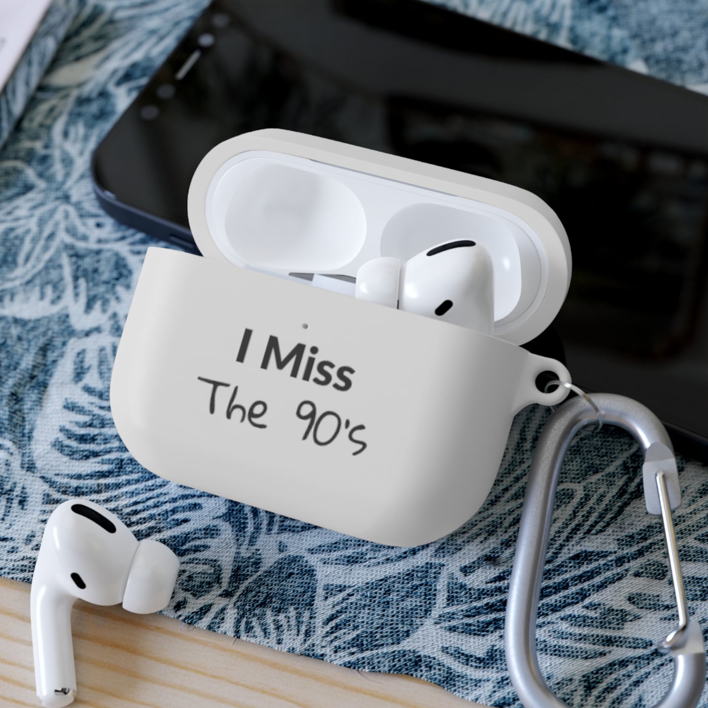 AirPods Pro Case Cover - I Miss The 90's - Black Text