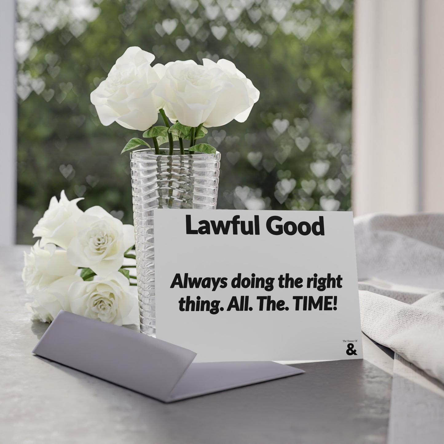 Boutique Gift & Collectible Card - Lawful Good (One-sided print)