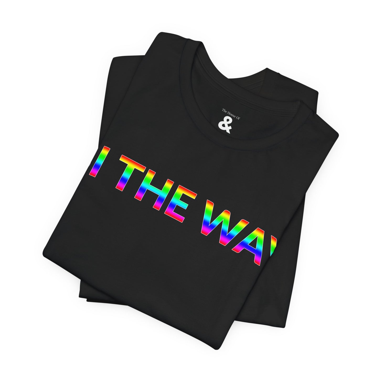 Unisex Jersey Short Sleeve Tee - Bi The Way in Midnight (M)