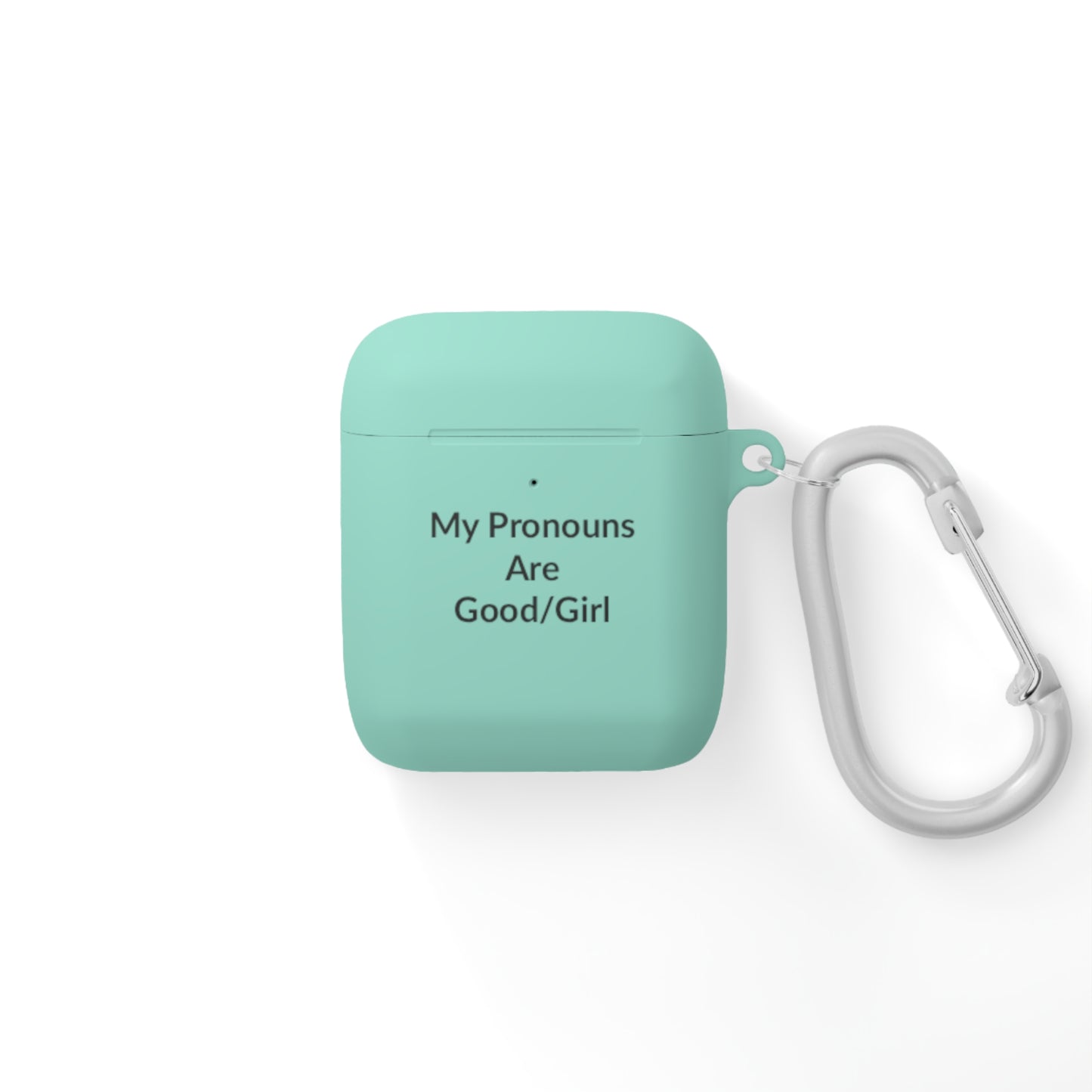 AirPods Case Cover - Good/Girl - Black Text
