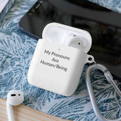 AirPods Case Cover - Human/Being - Black Text