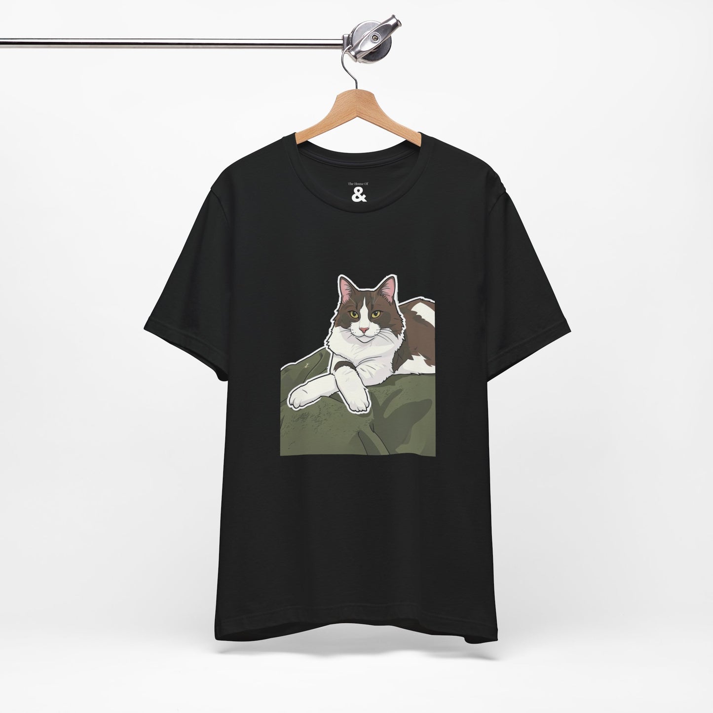Unisex Jersey Short Sleeve Tee - Judgy Face in Midnight (L)