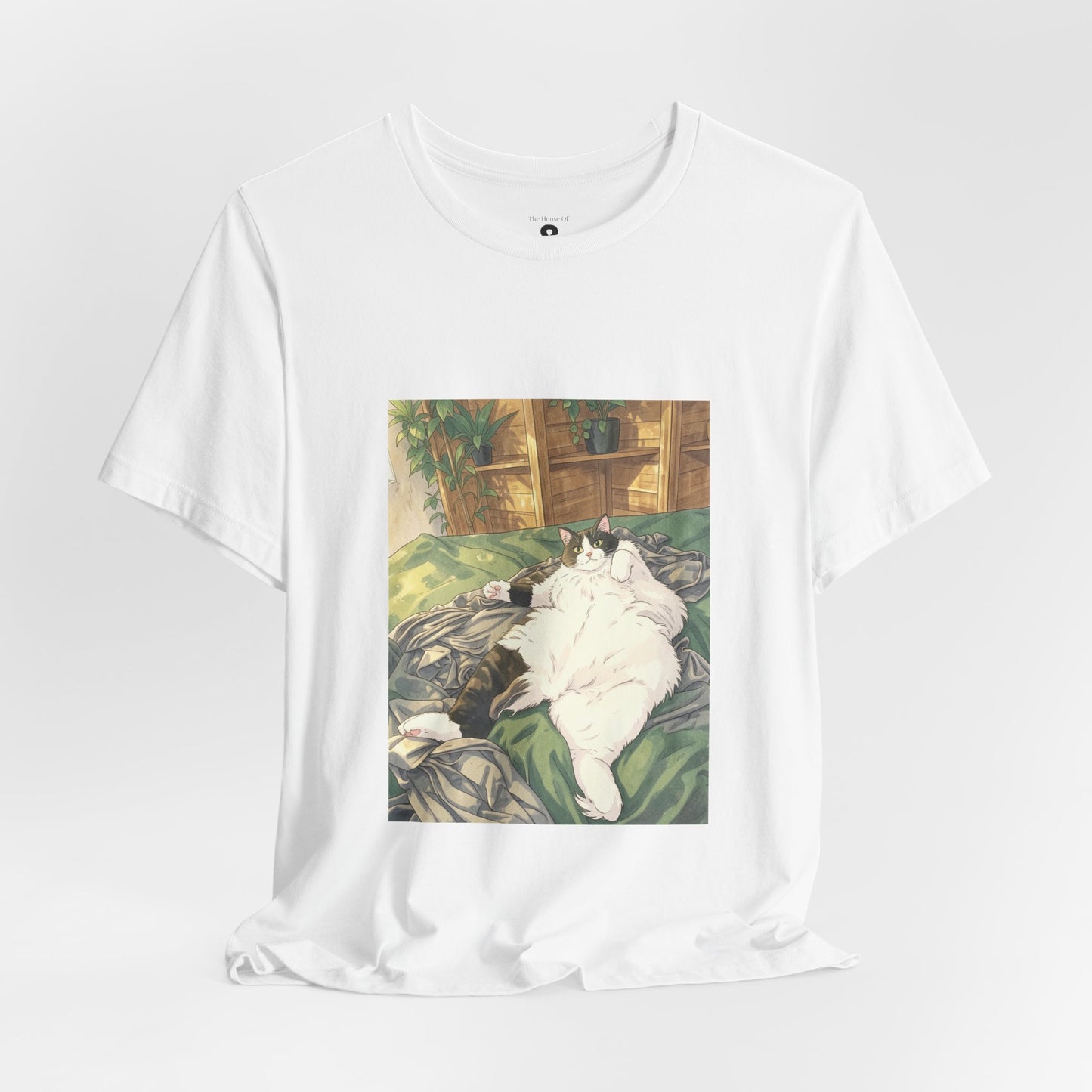 Unisex Jersey Short Sleeve Tee - Poser in Cloud (M)