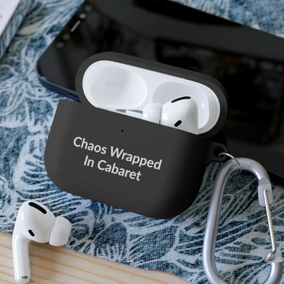 AirPods Pro Case Cover - Chaos Wrapped In Cabaret - White Text