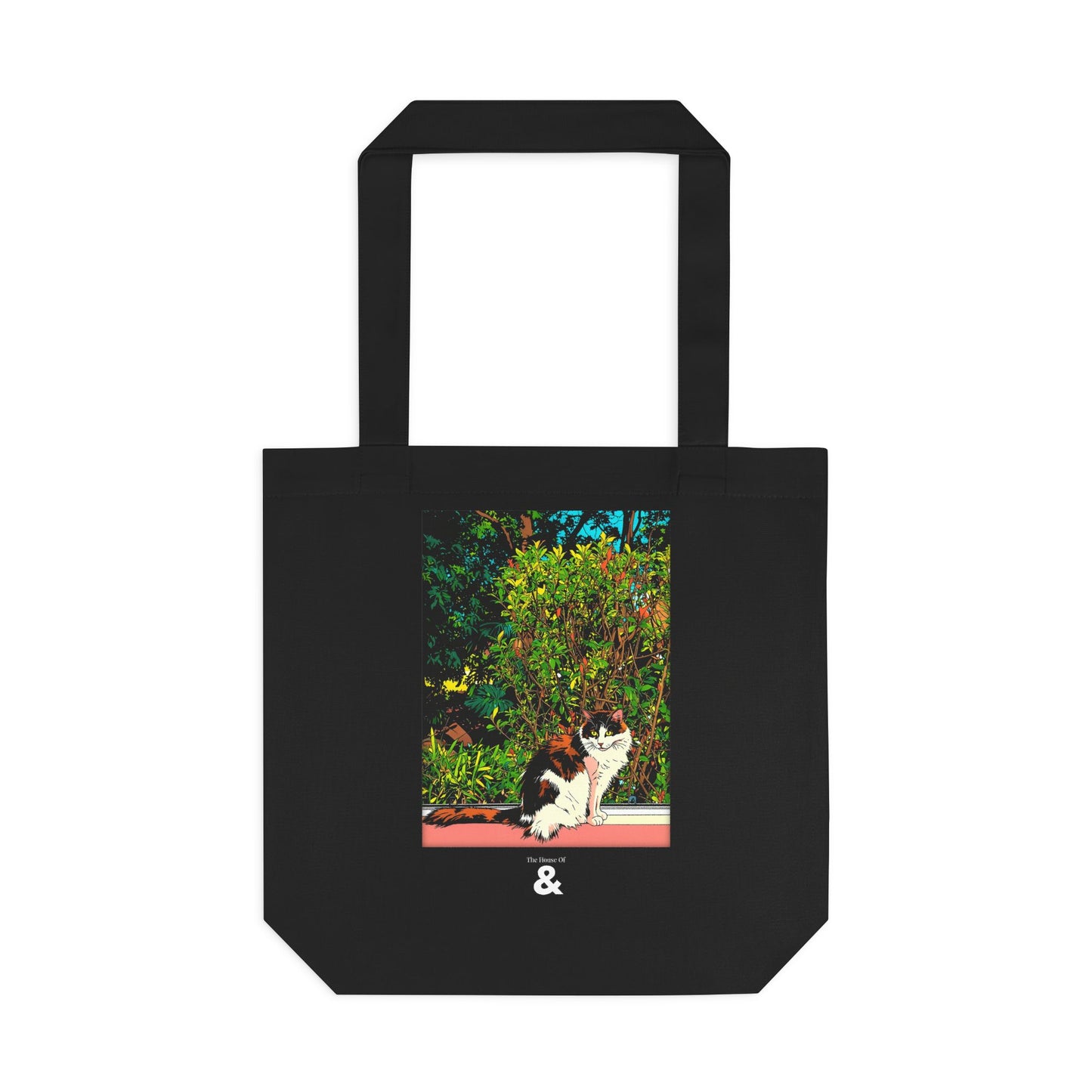 Midnight Cotton Tote Bag - Quiet Repose