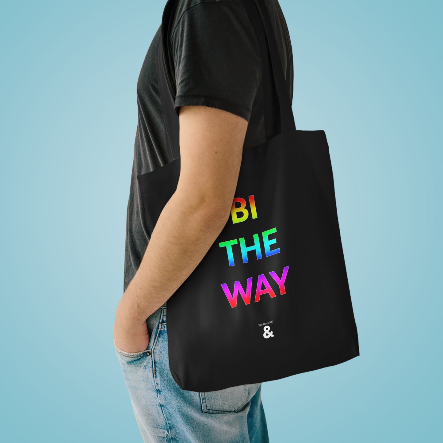 Midnight Cotton Tote Bag - Bi The Way (Pride Collection)
