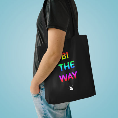 Midnight Cotton Tote Bag - Bi The Way (Pride Collection)
