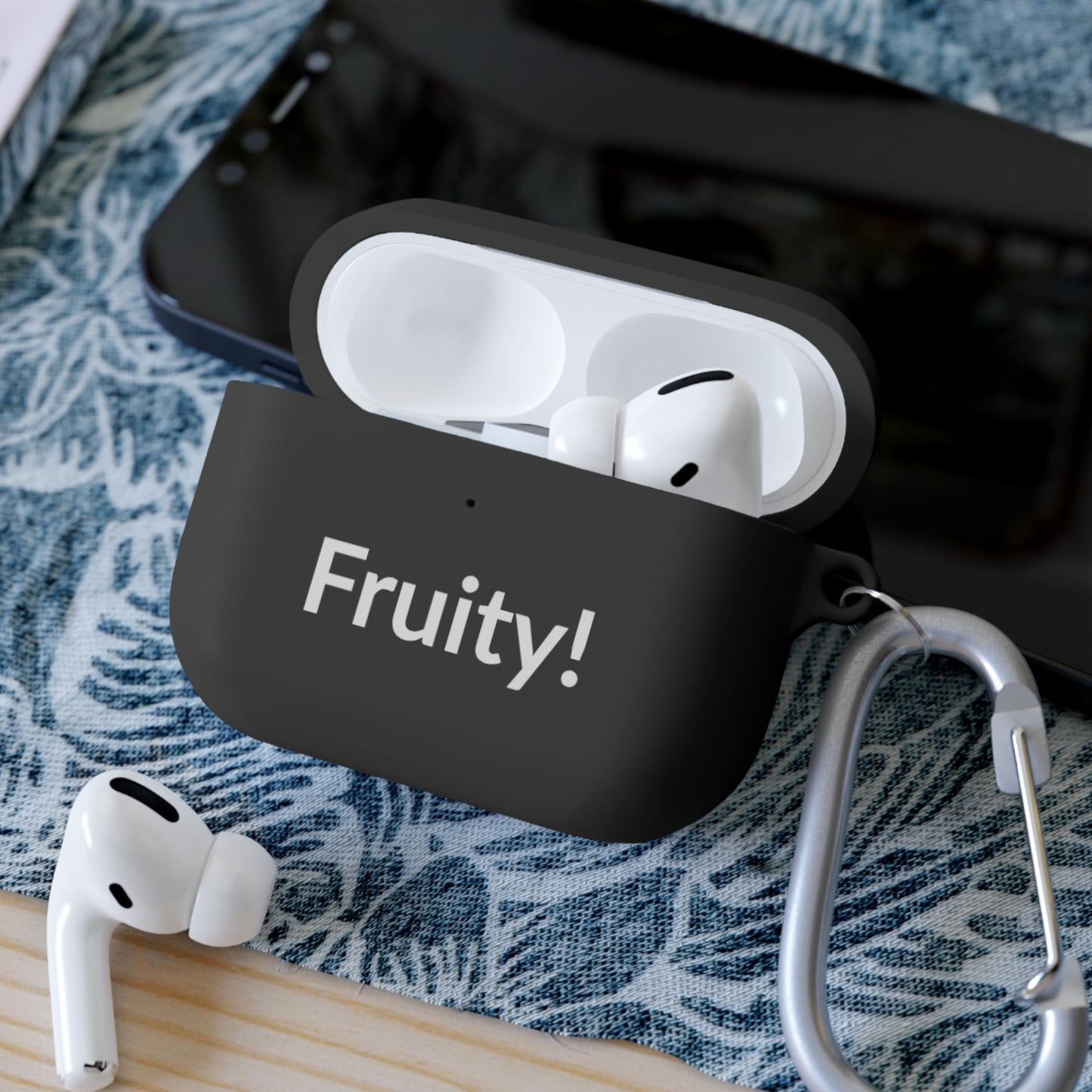 AirPods Pro Case Cover - Fruity! - White Text