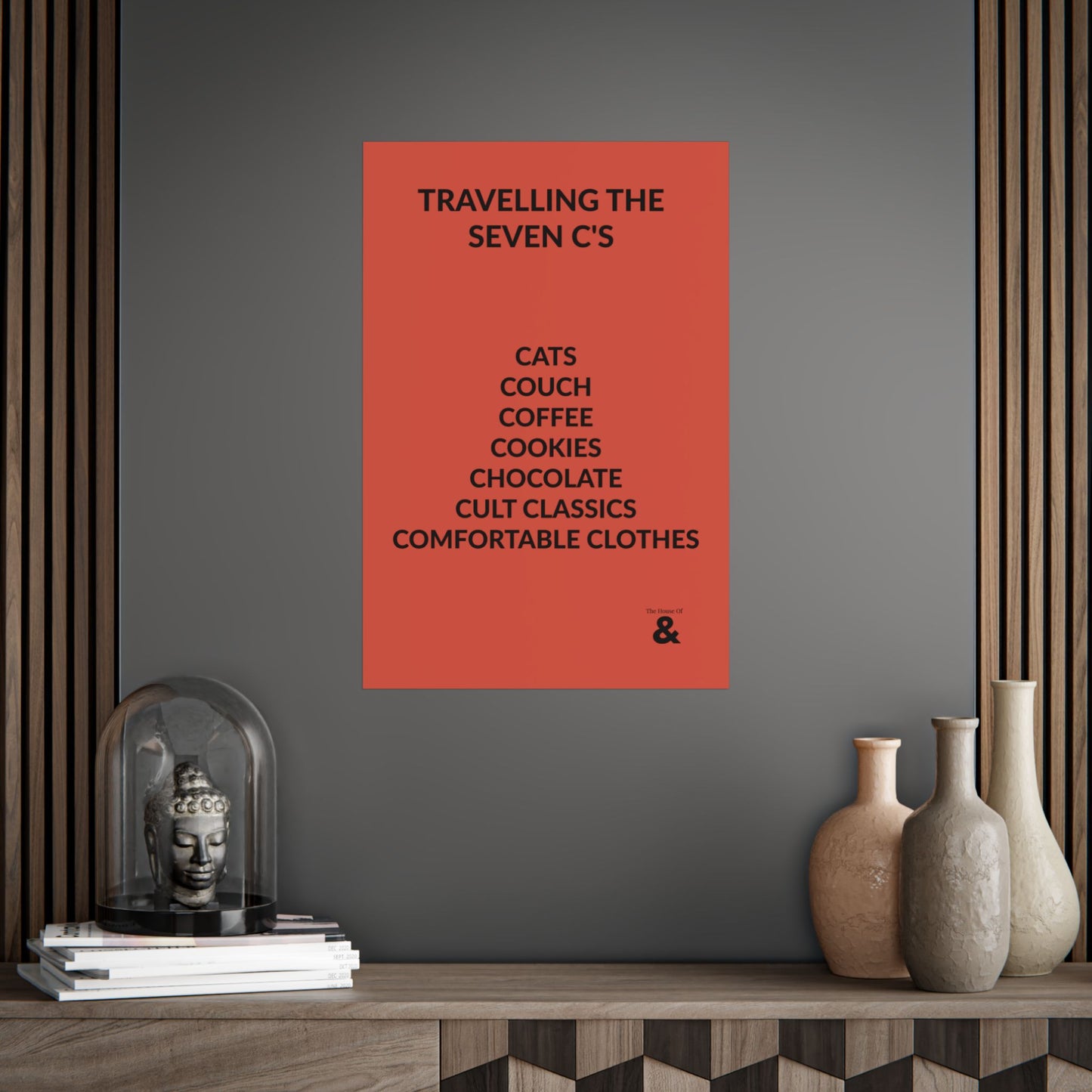 Unframed Poster - Travelling The Seven C's in Clay