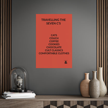 Unframed Poster - Travelling The Seven C's in Clay