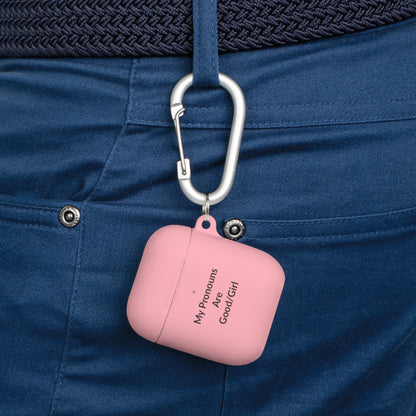 AirPods Case Cover - Good/Girl - Black Text