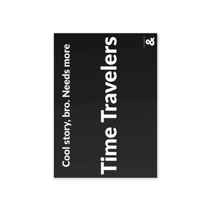 Boutique Gift & Collectible Card - Time Travelers (One-sided print in Midnight)
