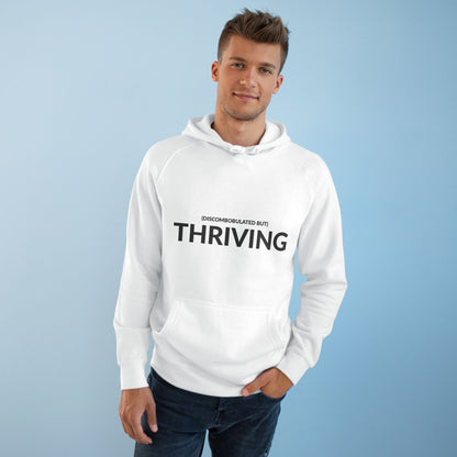 Unisex Supply Hoodie - Discombobulated But Thriving in Cloud (L)