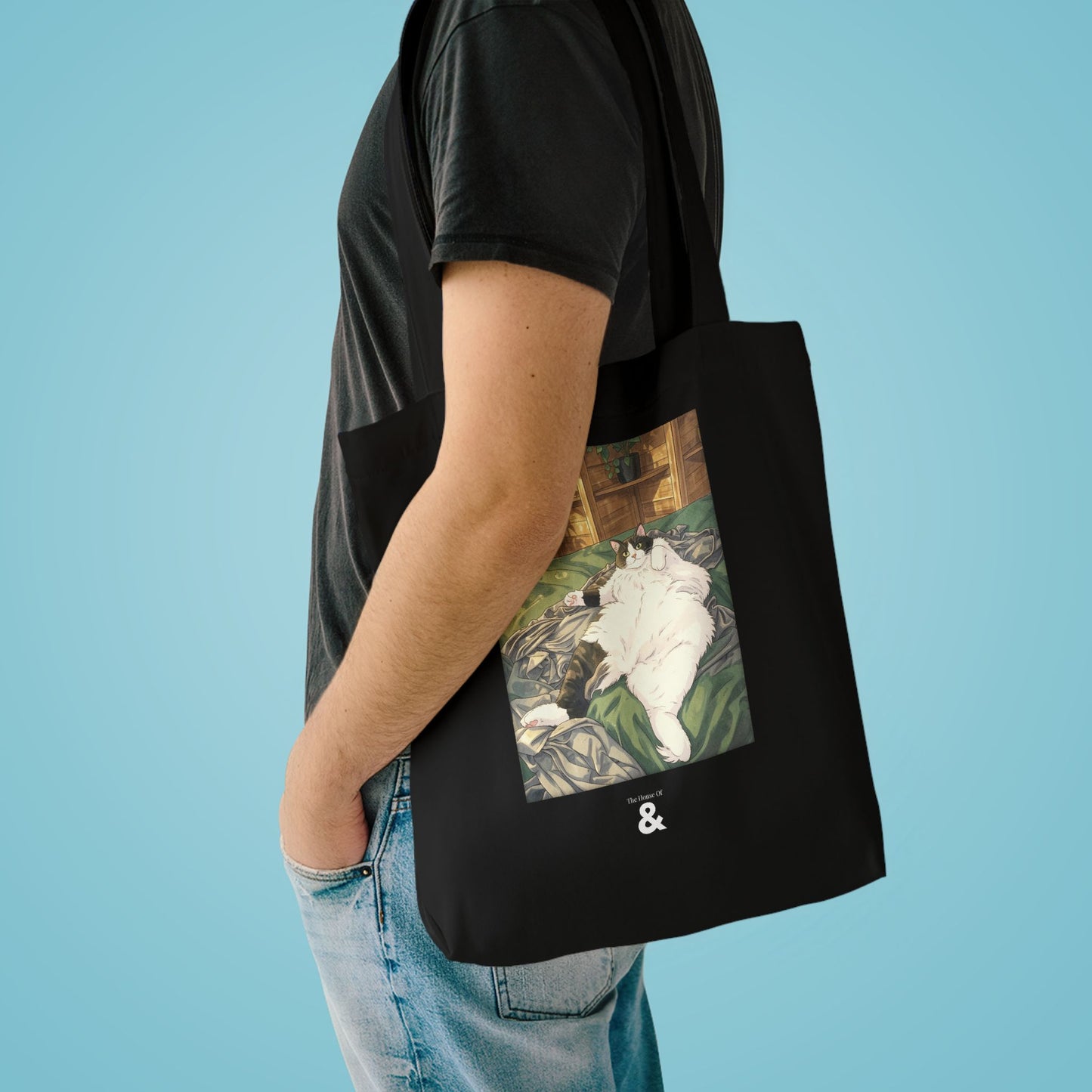 Midnight Cotton Tote Bag - Poser