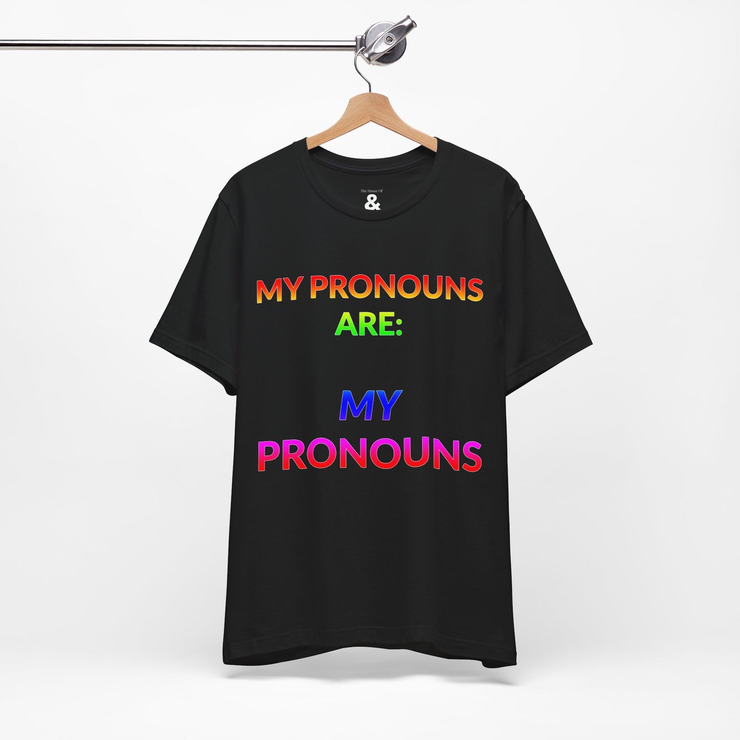 Unisex Jersey Short Sleeve Tee - My Pronouns Are MY Pronouns in Midnight (M)