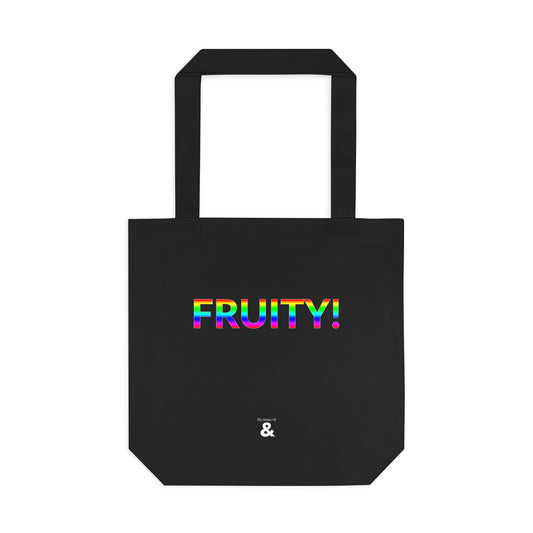 Midnight Cotton Tote Bag - Fruity! (Pride Collection)