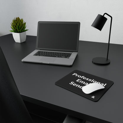 Non-Slip Gaming Mouse Pad - Professional Email Sender (Black)