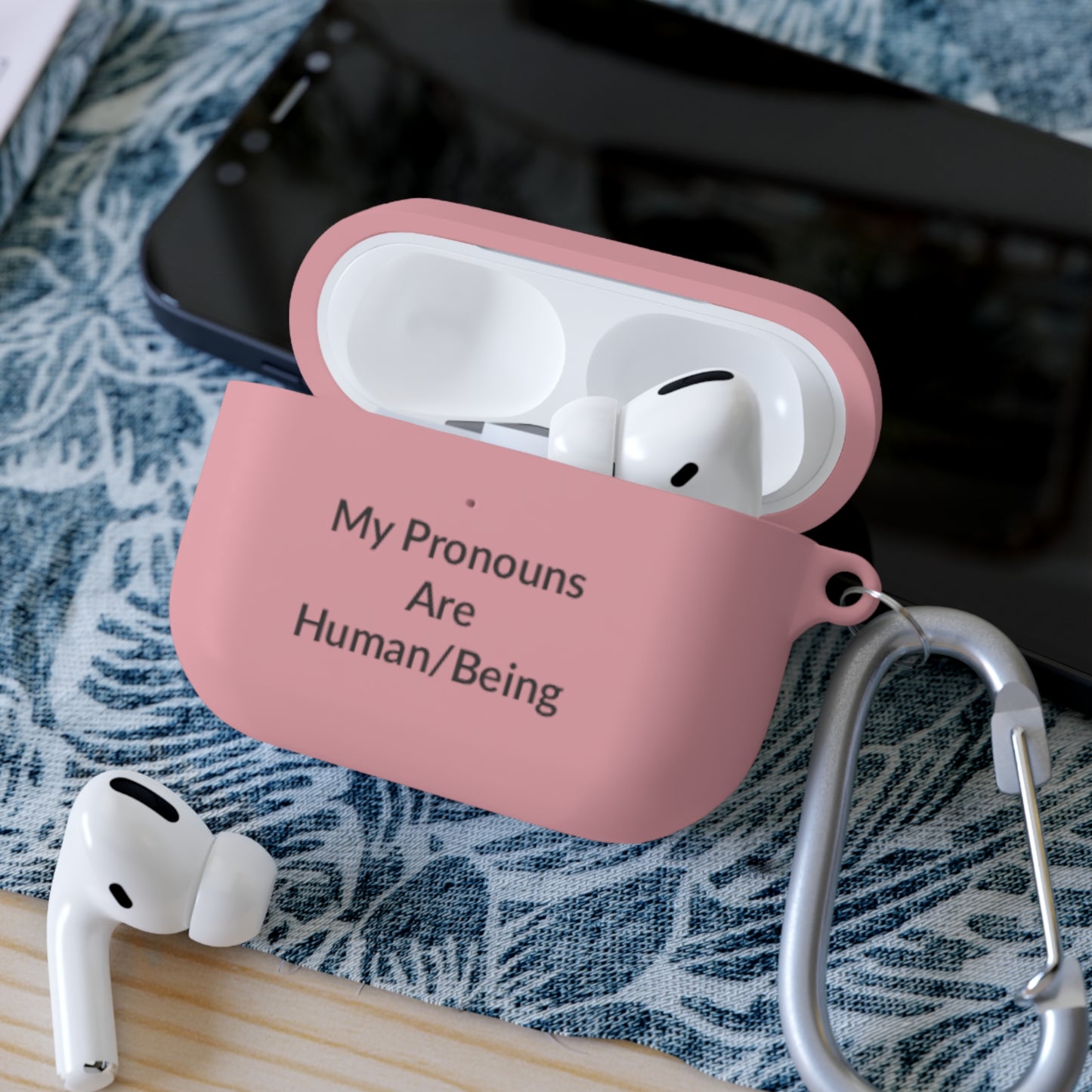 AirPods Pro Case Cover - Human/Being - Black Text