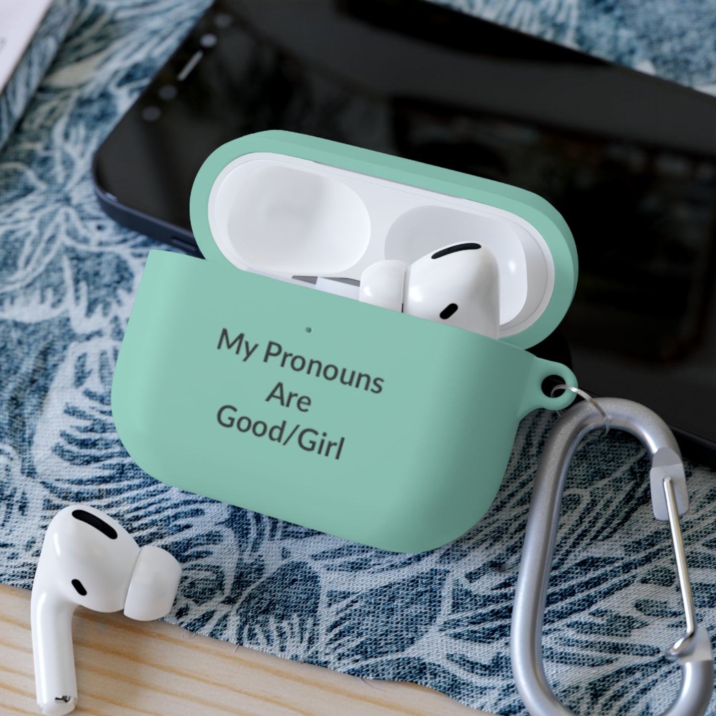 AirPods Pro Case Cover - Good/Girl - Black Text