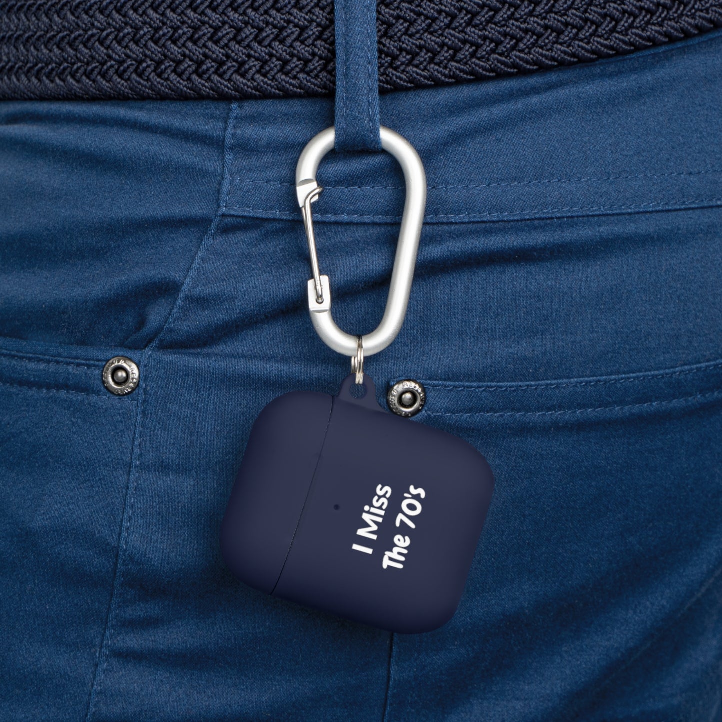 AirPods Case Cover - I Miss The 70's - White Text