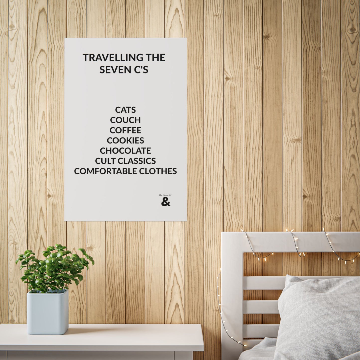 Unframed Poster - Travelling The Seven C's in Cloud