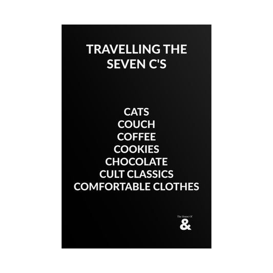 Unframed Poster - Travelling The Seven C's in Midnight