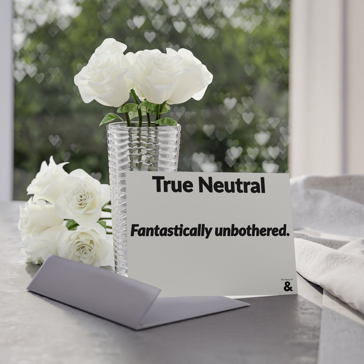 Boutique Gift & Collectible Card - True Neutral (One-sided print)