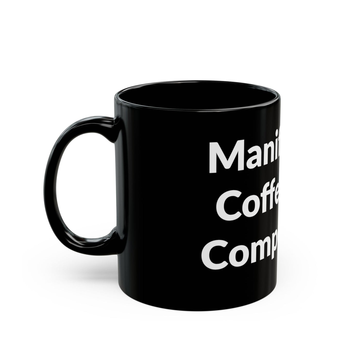 Black Mug - Manifesting Coffee And Competence