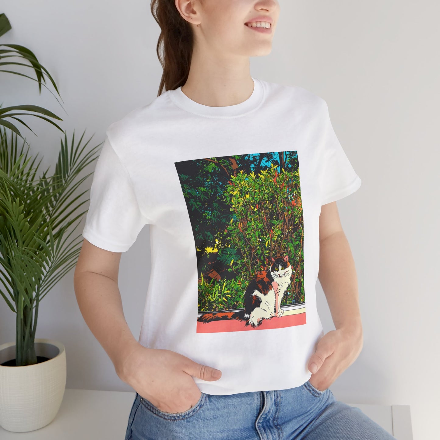 Unisex Jersey Short Sleeve Tee - Quiet Repose in Cloud (M)
