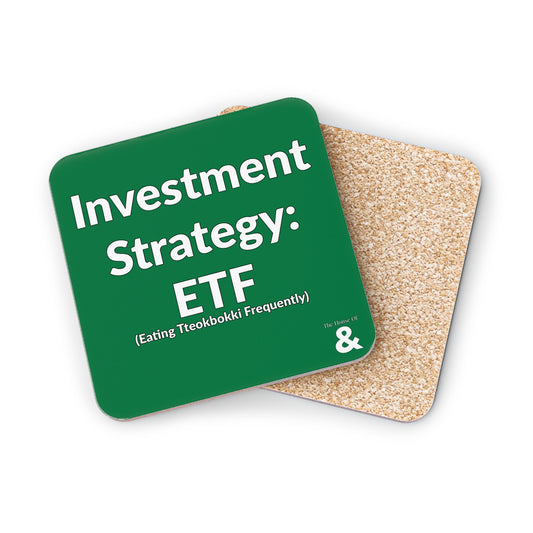 Coaster - My Investment Strategy: ETF - Tteokbokki (Dark Green/White Text)
