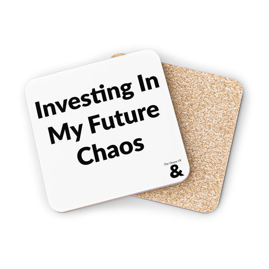Coaster - Investing In My Future Chaos (White)